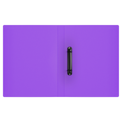 Папка на 2 кольцах Berlingo "Envy" А4, 24мм, 700мкм, D-кольца, с внутр. карманом, фиолетовая
