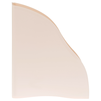 Лоток для бумаг вертикальный СТАММ "Дельта", розовый, ширина 85мм