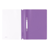 Папка-скоросшиватель пластик. СТАММ А4, 160мкм, фиолетовая с прозр. верхом