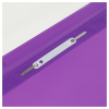 Папка-скоросшиватель пластик. перф. СТАММ А4, 180мкм, фиолетовая с прозр. верхом