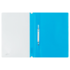 Папка-скоросшиватель пластик. СТАММ А4, 180мкм, голубая с прозр. верхом