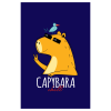 Обложка-карман для карт и пропусков OfficeSpace "Капибара", 95*65мм, ПВХ, ассорти