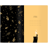 Планер недатированный, 32л., 135*210мм, на скобе MESHU "Black cat", матовая ламинация, золотая фольга