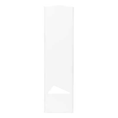 Лоток для бумаг вертикальный СТАММ "Дельта", белый, ширина 85мм