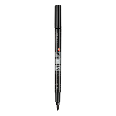 Ручка капиллярная (брашпен) Munhwa "Sign pen" черная