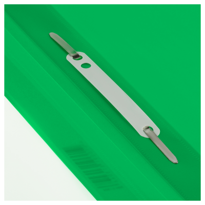 Папка-скоросшиватель пластик. СТАММ А5, 180мкм, зеленая с прозр. верхом