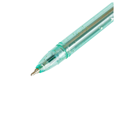 Ручка шариковая MESHU "Heart" синяя, 0,5мм, корпус ассорти