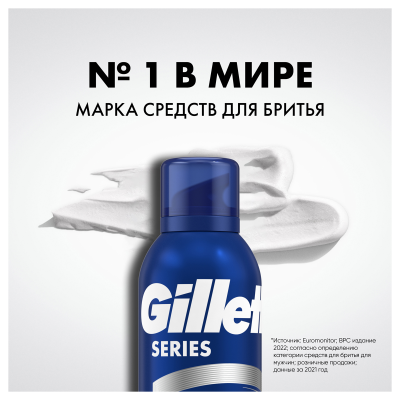 Пена для бритья Gillette, восстанавливающая, 200мл (ПОД ЗАКАЗ)