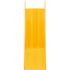Лоток для бумаг вертикальный СТАММ "Фаворит", тонированный оранжевый, ширина 90мм