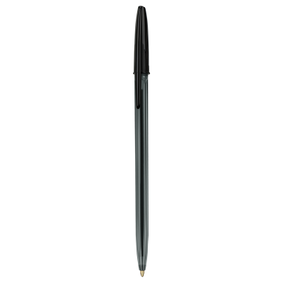 Ручка шариковая СТАММ "111" черная, 1,0мм, тонированный корпус