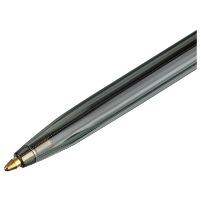 Ручка шариковая СТАММ "111" черная, 1,0мм, тонированный корпус