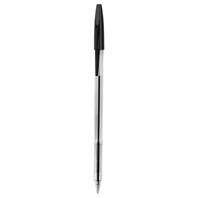 Ручка шариковая СТАММ "333" черная, 0,7мм