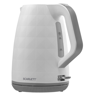 Чайник электрический Scarlett SC-EK18P49, 1,7л, 2200Вт, пластик, белый