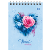Блокнот А6 40л. на гребне BG "Floral notebook"