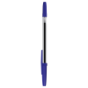 Ручка шариковая СТАММ "Оптима" 3шт., синие, 1,0мм, пакет с европодвесом