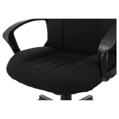 Кресло руководителя Helmi HL-E98, ткань черная, пластик, механизм качания