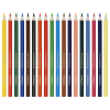 Карандаши цветные Красин "Яркие моменты", 18цв., шестигран., заточен., картон, европодвес