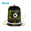 Мешок для обуви 1 отделение Först "Football team", 360*460мм, вентиляционная сеточка, светоотражающая полоса