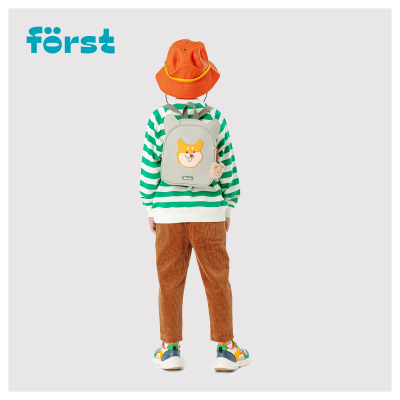 Рюкзак Först F-Kids "Cute corgi" 25*21*10см, 1 отделение, уплотненная спинка