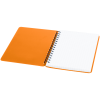 Записная книжка А6 60л. на гребне BG "Neon", оранжевая пластиковая обложка, тиснение фольгой