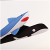 Ручка шариковая MESHU "Shark&Whale" синяя, 0,7мм, софт-тач, ассорти, с топпером