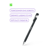 Ручка гелевая Berlingo "Velvet" черная, 0,5мм, прорезиненный корпус, 3шт., пластиковый футляр