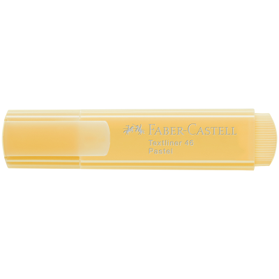 Текстовыделитель Faber-Castell "46 Pastel" ванильный, 1-5мм