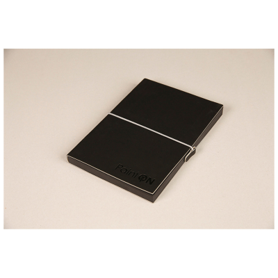 Скетчбук для смешанных техник 32л., А5 Clairefontaine "Paint ON", на сшивке, легкое зерно, черный, кожзам, 250г/м2