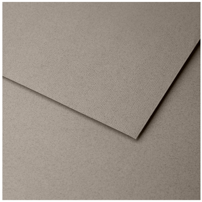 Бумага для пастели, 25л., 500*650мм Clairefontaine "Ingres", 130г/м2, верже, хлопок, темно-серый