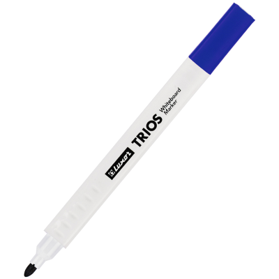 Маркер для белых досок Luxor "Trios" синий, пулевидный, 2,5мм