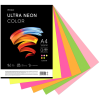 Бумага цветная OfficeSpace "Ultra Neon Color", А4, 75г/м2, 100л., (5 цветов)
