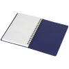 Записная книжка А6 60л., на гребне OfficeSpace "Base", синяя пластиковая обложка