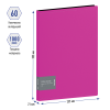 Папка с 60 вкладышами Berlingo "Color Zone" А4, 21мм, 1000мкм, розовая