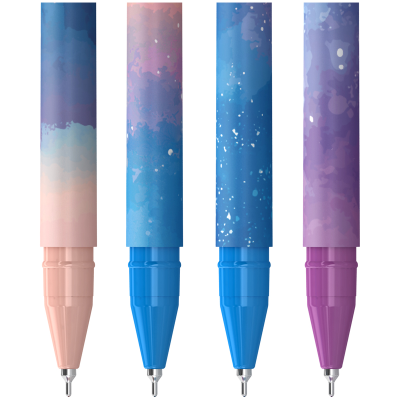 Ручка шариковая Berlingo "Funline. Universe" синяя, 0,7мм, рисунок на корпусе, ассорти