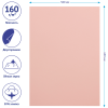 Цветная бумага 500*650мм, Clairefontaine "Etival color", 24л., 160г/м2, темно-розовый, легкое зерно, 30%хлопка, 70%целлюлоза
