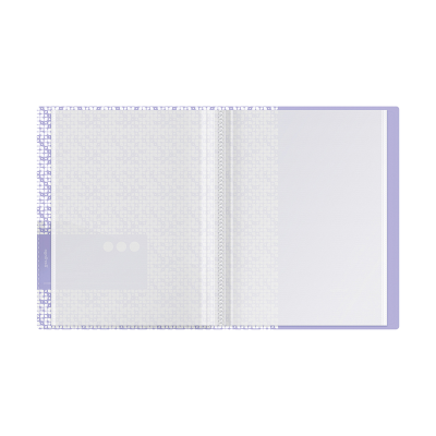 Папка с 30 вкладышами Berlingo "Starlight S" А4, 17мм, 600мкм, фиолетовая, с внутр. карманом, с рисунком
