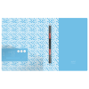Папка с пружинным скоросшивателем Berlingo "Starlight S" А4, 17мм, 600мкм, голубая, с рисунком