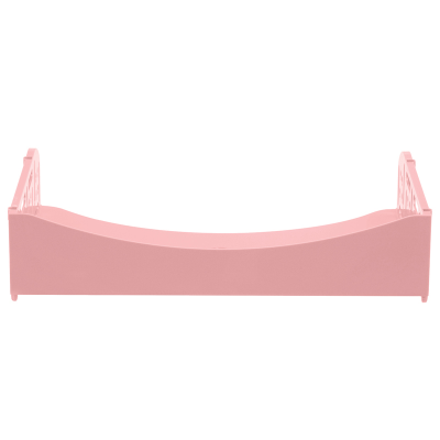 Лоток для бумаг горизонтальный СТАММ "Field", широкая загрузка, розовый