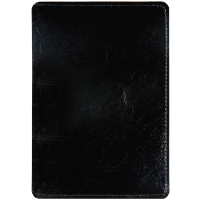 Обложка-карман для паспорта OfficeSpace, кожа, черный