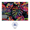 Папка-конверт на кнопке Berlingo "Neon Paradise" А4, 180мкм, с рисунком