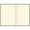 Ежедневник недатированный, А5, 136л., кожзам, Berlingo "DoubleWhite", серебряный срез, с резинкой, белый, с рисунком