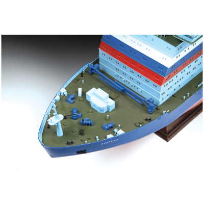 Модель для сборки ZVEZDA "Российский атомный ледокол проект 22220 "Арктика", масштаб 1:350