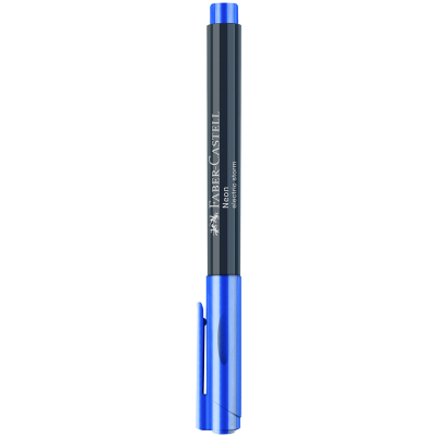 Маркер для декорирования Faber-Castell "Neon" цвет 151 ярко-синий, пулевидный, 1,5мм