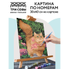 Картина по номерам на картоне ТРИ СОВЫ "Прогулка по саду", 30*40, с акриловыми красками и кистями