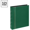 Альбом для монет OfficeSpace "Люкс" формат Optima, 230*270, на кольцах, зеленый матовый, 10л., иск. кожа