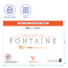 Альбом для акварели, 12л., 30*40, на склейке Clairefontaine "Fontaine Grain satiné", 300г/м2, горяч. пресс., сатин