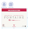 Альбом для акварели, 25л., 42*56, на склейке Clairefontaine "Fontaine Grain Fin", 300г/м2, холод. пресс., мелкое зерно