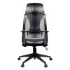 Кресло руководителя Helmi HL-E37 "Wind", ткань черная