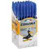 Ручка шариковая Corvina "51 Classic" синяя, 1,0мм, прозрачный корпус