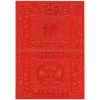 Обложка для паспорта OfficeSpace "Россия", кожа, тиснение, красная